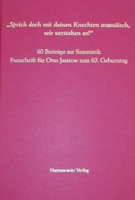 Festschrift Otto Jastrow